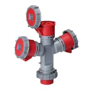 PULPO YE TRIFASICO 3 SALIDAS 3P+T 32A 380-415V HERMETICO IP67